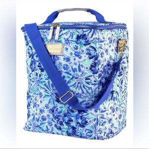 Lilly pulitzer wine carrier cooler bag
